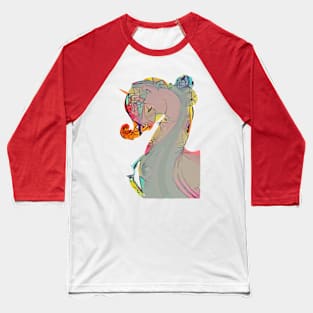 Abstract Unicorn Baseball T-Shirt